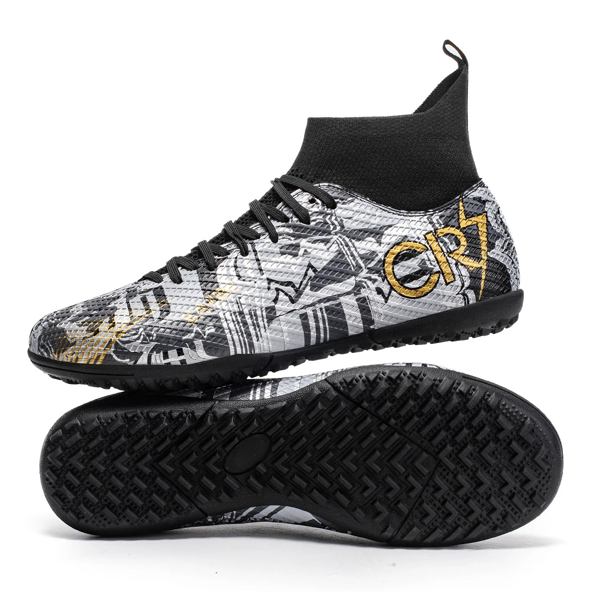 Ronaldo CR7 Youth Adult Unisex Soccer Cleats Shoes FG Turf Girl Boys