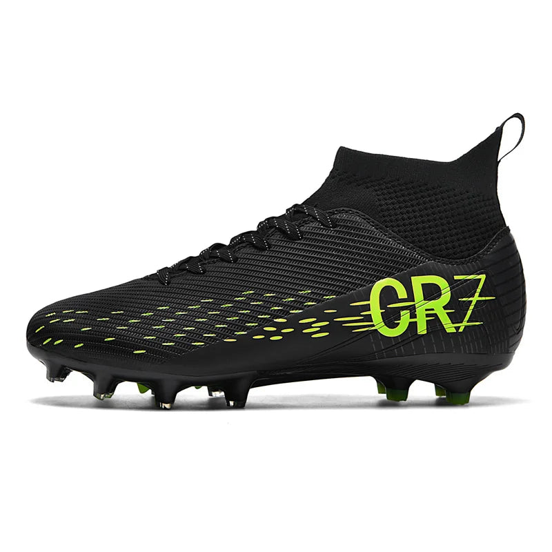 HIgh-Top STYLE CR7 Men's/Youth/Womens Best Quality Soccer Cleats Shoes - The GoatFind