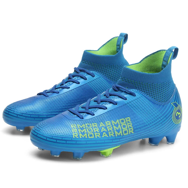 RMOR ARMOR RED Soccer FG AG Cleats/Girls Boys Youth Soccer Boots - The GoatFind Red / 2Y, Red / 2.5Y, Blue / 2Y, Blue / 2.5Y, Blue / 3Y, Blue / 3.5Y, Blue / 4Y, Blue / 5Y, Blue / 6Y, Blue / 6.5