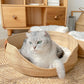 Bamboo Style Basket Sofa Cat Bed/Pet Bed/Small Dogs Nest Bed - The GoatFind Bed / S 32x32x13cm, Bed / M 38x38x15cm, Bed / L 45x45x17cm, With Mat / S 32x32x13cm, With Mat / M 38x38x15cm, With Mat / L 45x45x17cm, With Mat Pillow / S 32x32x13cm, With Mat Pillow / M 38x38x15cm, With Mat Pillow / L 45x45x17cm