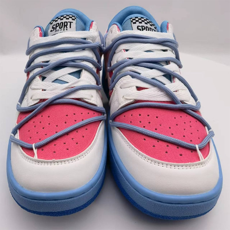 Giovanna Renzo Air Dunk Low Force Sneakers/Lace up Board Shoes - The GoatFind Blue / 4, Blue / 5, Blue / 5.5, Blue / 6, Blue / 7, Blue / 8, Blue / 8.5, Blue / 9, Blue / 10, Green / 4