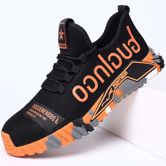 Farm & Construction Fashion Work Boots Shoes/Safety Steel Toe Anti Puncture Sneakers - The GoatFind XD8876-orange / 4, XD8876-orange / 4.5, XD8876-orange / 6, XD8876-orange / 6.5, XD8876-orange / 7, XD8876-orange / 8, XD8876-orange / 8.5, XD8876-orange / 9, XD8876-orange / 10.5, XD8876-orange / 11