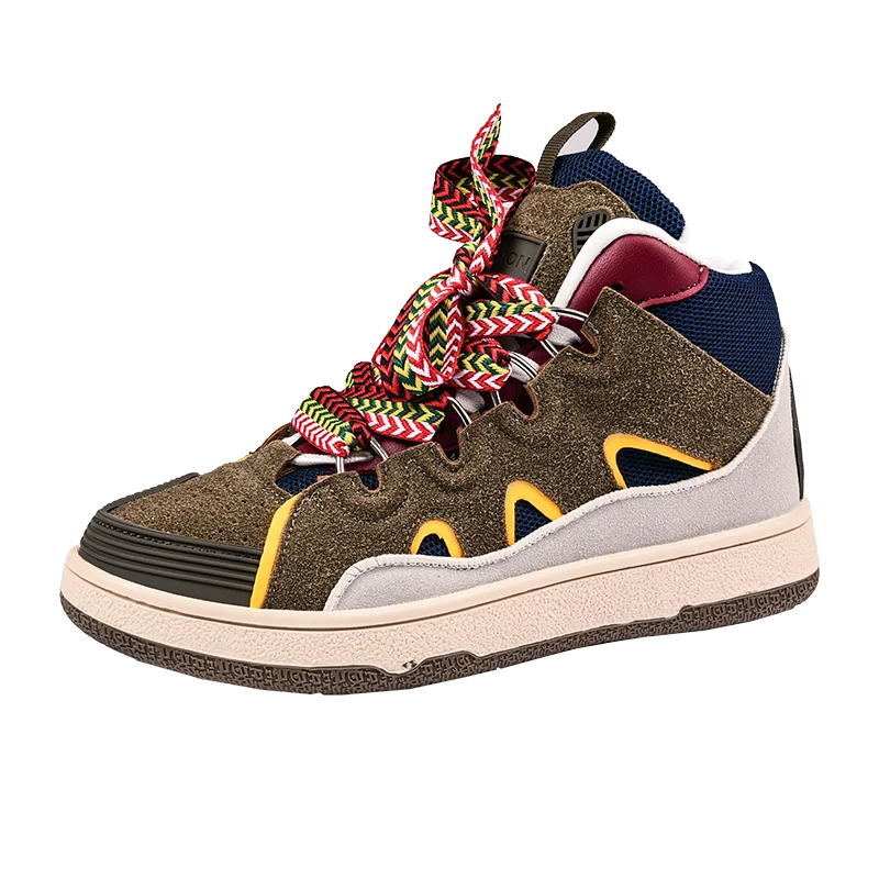 Apex Runners Sneaker Shoes-Thick Laced 2025 Fashion Street Style High Tops