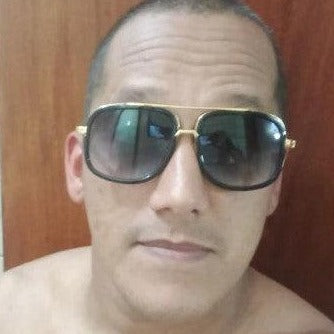 Mens Vintage Wayfarer/Gold Rim/Mens vintage sunglasses - The GoatFind