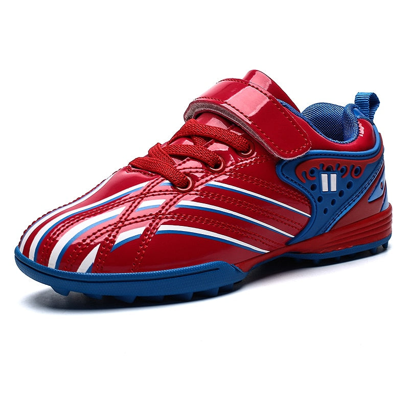 Kids Youth PU Leather Gold Soccer Cleats - The GoatFind