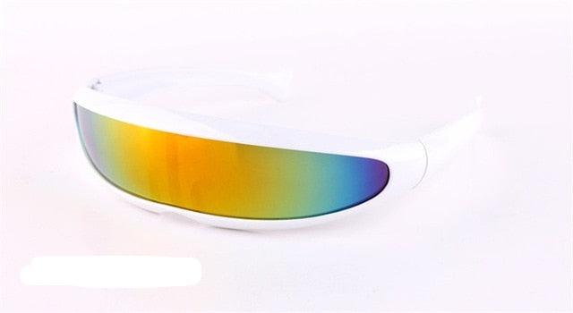 Futuristic One Piece Sunglasses - The GoatFind Pink Gray, Red Silver, Red Gray, Blue Gradient, Black Silver, Yellow Gradient, Red Gradient, Black Gray, Yellow Silver, Yellow Gray