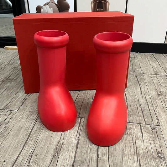 Astro Big Red Knee High Boots - The GoatFind Red / 3Y, Red / 4Y, Red / 4.5 Y, Red / 5 Y, Red / 5.5 Y, Red / 6 Y, Red / 6.5 Y, Red / 7 Y, Red / 7.5, Red / 8