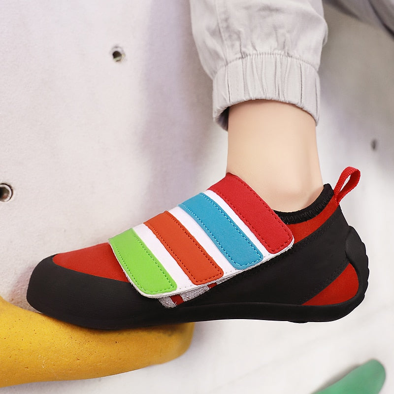 Youth Professional Bouldering Climbing Training Shoes - The GoatFind climbing Rainbow Red / EUR 30, climbing Rainbow Red / EUR 31, climbing Rainbow Red / EUR 32, climbing Rainbow Red / EUR 33, climbing Rainbow Red / EUR 34, climbing Rainbow Red / EUR 35, climbing Rainbow Red / EUR 36, climbing Rainbow Red / EUR 37, climbing Rainbow Red / EUR 38, climbing Rainbow Red / EUR 39