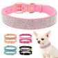 Bling Crystal Rhinestone Diamond Fancy Dogs Collars - The GoatFind Rose Red / XS, Rose Red / S, Rose Red / M, Rose Red / L, Orangepink / XS, Orangepink / S, Orangepink / M, Orangepink / L, Pink / XS, Pink / S