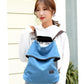 Canvas Convertible Shoulder Bag/Backpack - The GoatFind Black, Blue, Brown, Gray, Khaki, Purple coffee, Green