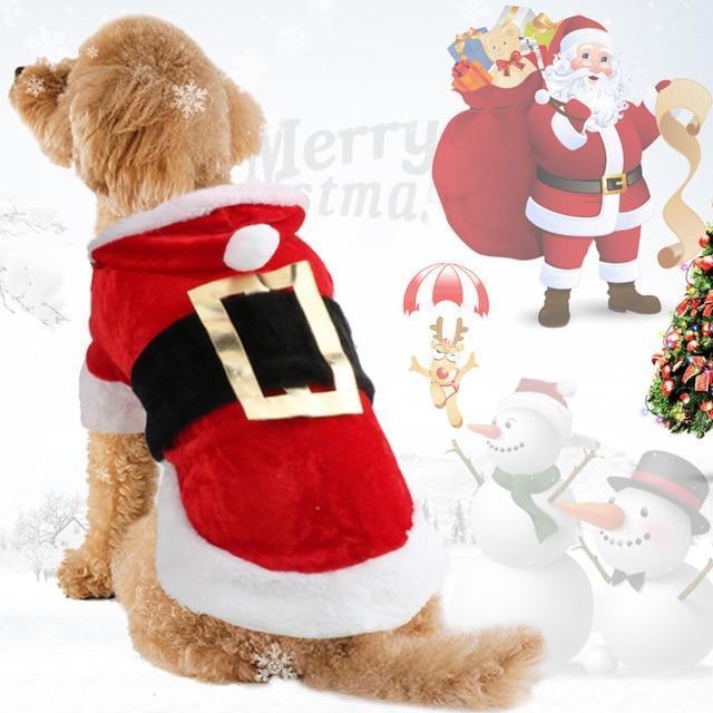 Cute DOG Holiday Costumes Jacket for Small/Medium/Large dogs - The GoatFind Reindeer Dog Costume / XL, Reindeer Dog Costume / XXL, Santa Dog Costume / XL, Santa Dog Costume / XXL, Santa Dog Costume / XS, Santa Dog Costume / S, Santa Dog Costume / M, Santa Dog Costume / L, Reindeer Green Dog / XL, Reindeer Green Dog / XXL