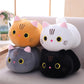 Kawaii Cute Big Eyes Cat Soft Stuffed Pillow Toy - The GoatFind Black / 25cm, Black / 35cm, Black / 50cm, White / 25cm, White / 35cm, White / 50cm, Orange / 25cm, Orange / 35cm, Orange / 50cm, Gray / 25cm