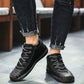 Mens Uber Cool Leather Casual Shoes/Lace up Soft Flat Footwear - The GoatFind Black / 7, Black / 7.5, Black / 8, Black / 9, Black / 9.5, Black / 10.5, Black / 11, Black / 12, Black / 13, Black / 13.5
