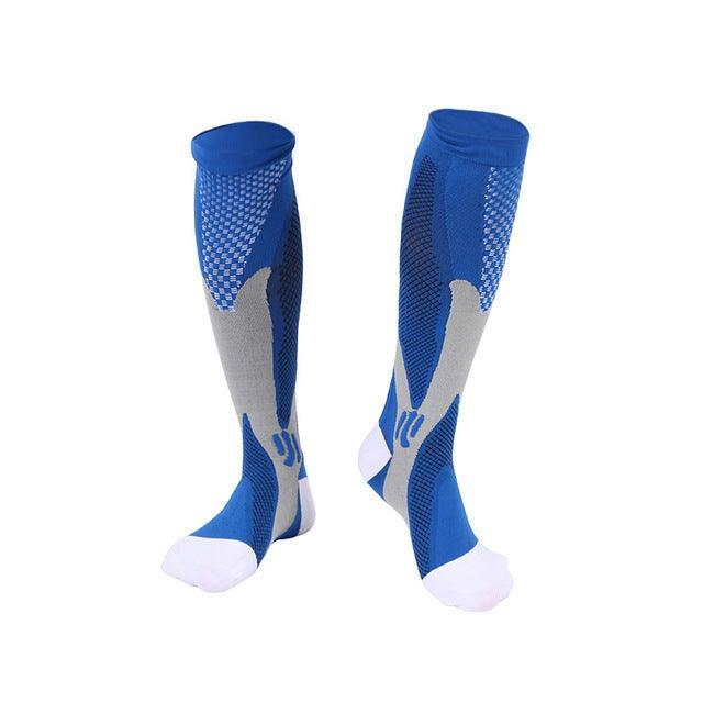 High Knee Various Soccer Socks/Compression Socks Stockings - The GoatFind White / EU 36-41, White / EU 41-45, White / EU 45-50, Pink / EU 36-41, Pink / EU 41-45, Pink / EU 45-50, Blue / EU 36-41, Blue / EU 41-45, Blue / EU 45-50, Red / EU 36-41