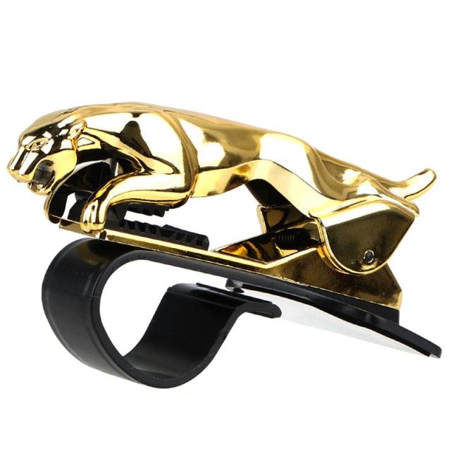 Jaguar Design HUD Car Mobile Phone Holder/GPS Stand Mount Adjustable Clip - The GoatFind Gold, Silver, Black