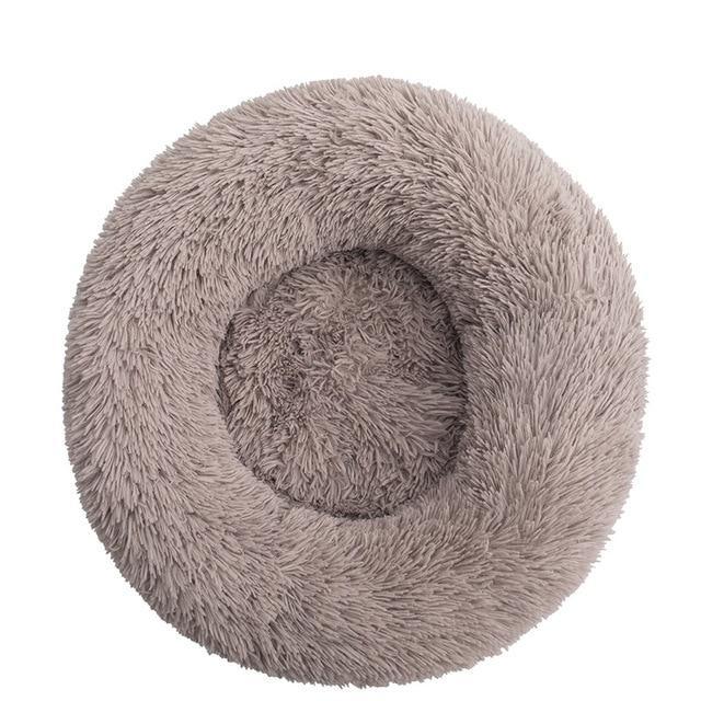 Super Soft Plush Pet Donut Lounger Bed for Dogs/Cats/Pets - All Sizes - The GoatFind Gray / S 40CM, Gray / M 50CM, Gray / L 60CM, Gray / XL 70CM, Gray / XXL 80CM, Gray / XXXL 100CM, Dark Brown / S 40CM, Dark Brown / M 50CM, Dark Brown / L 60CM, Dark Brown / XL 70CM