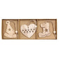 Vintage Wooden Pendants Ornaments Christmas Tree Decorations -12pcs in Box The GoatFind Box-Type S 
