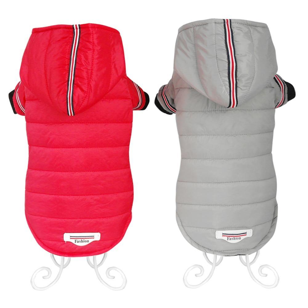 Warm Fleece Jacket for Pets/Dogs for Small Medium Dog - The GoatFind Gray / L, Gray / M, Gray / S, Gray / XL, Gray / XS, Red / L, Red / M, Red / S, Red / XL, Red / XS