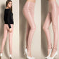 Pink Nude Faux Leather Pants