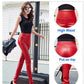 Red Spanx Faux Leather Leggings