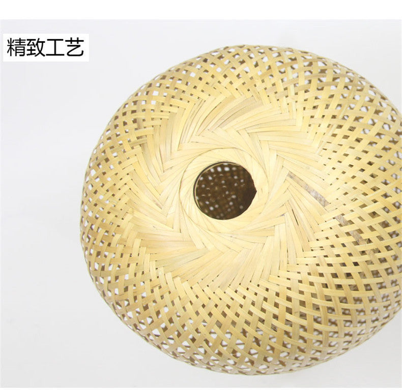 Hand Woven Bamboo Pendant Ceiling Lights/Chandelier Hanging Lamp - The GoatFind