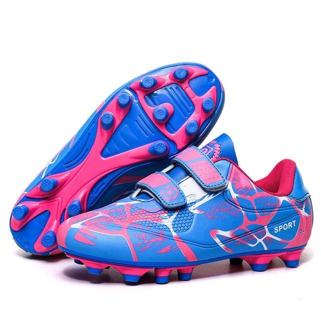 Kids Premium Soccer Youth Cleats Ronaldo/Messi/Neymar FG/TF Indoor Outdoor Soccer Shoes - The GoatFind