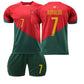 Christiano Ronaldo Yellow Blue/Portugal Jersey Youth Kids Adults Apparals - The GoatFind