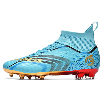 Ultralight Youth Soccer Cleats/Cristiano Ronaldo golden bottom Shoes - The GoatFind