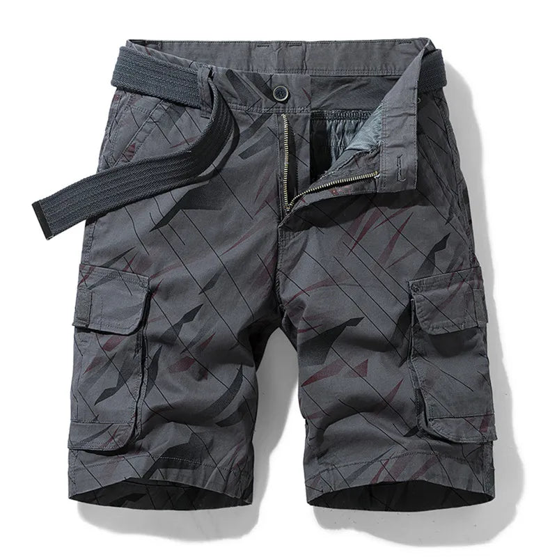 Mens Premium Cargo Shorts - various Styles Colors Short Pants Shorts - The GoatFind grey stripes / 29, grey stripes / 30, grey stripes / 31, grey stripes / 32, grey stripes / 34, grey stripes / 36, grey stripes / 38, black / 29, black / 30, black / 31