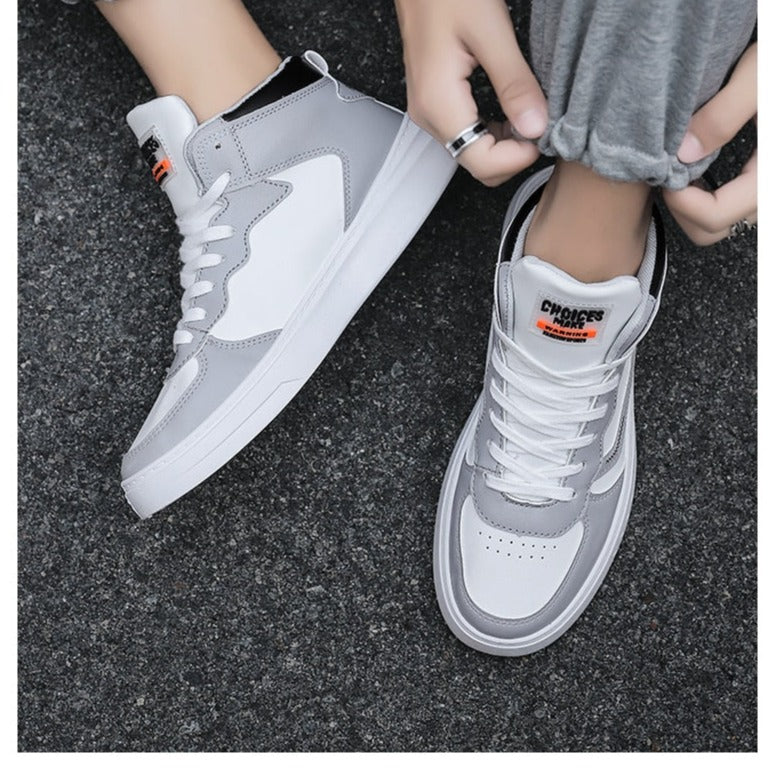 Giovanna Renzo Leather High-Top Skate Shoes Sneakers