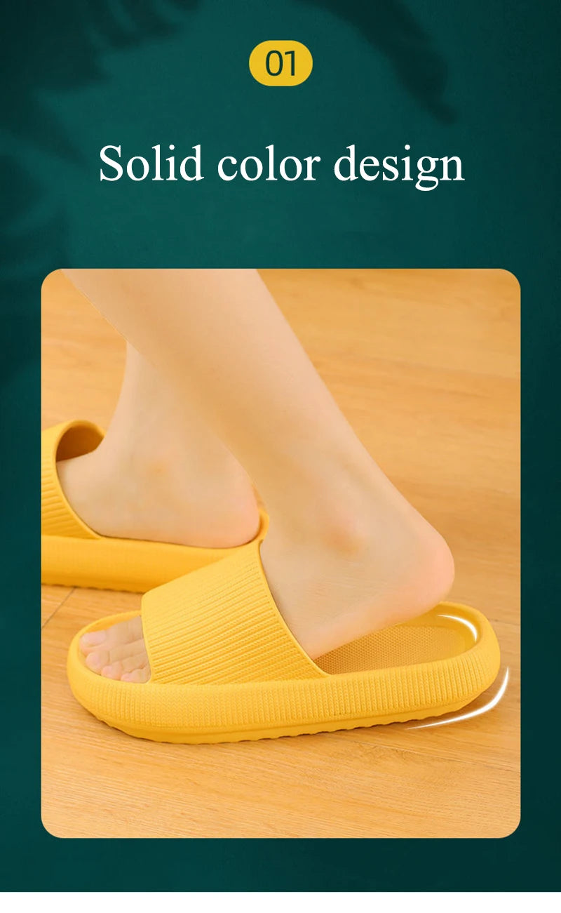 Bronx Premium Thick Pilow | Cloud Slides Slippers Platform Soft Sandal