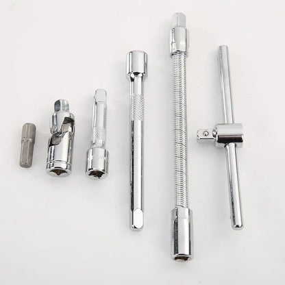 46pcs Car Repair Tool Kit Socket Set (Ratchet/Spanner/Wrench/Screwdriver) - The GoatFind