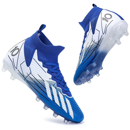 Messi Style High Top Soccer Cleats/TF/FG Professional Football Shoes - The GoatFind