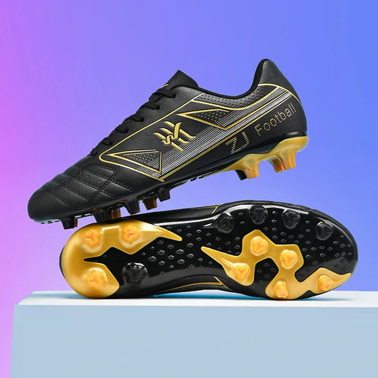 New ZIdane Youth Soccer Cleats Outdoor Indoor Soccer Shoes Ultralight