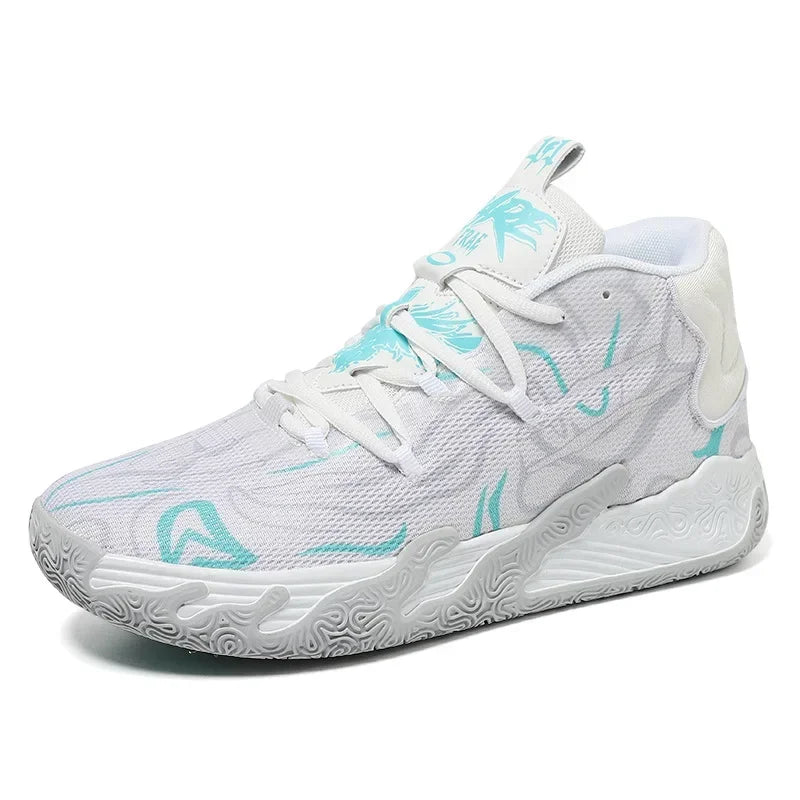 Bare Toxic "Neon Flux" High-Top Basketball Shoes -Newest Sports Sneakers