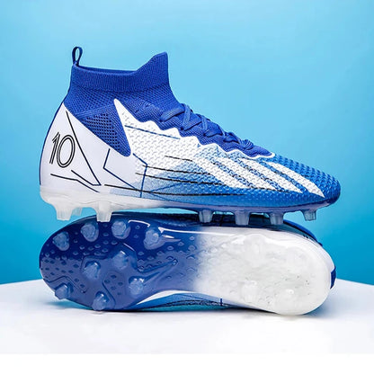 Messi Style High Top Soccer Cleats/TF/FG Professional Football Shoes - The GoatFind