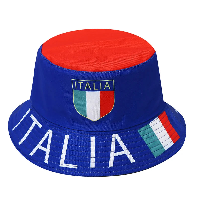 2026 Soccer World Cup National Flag Bucket Hat Reversible Sun Hat
