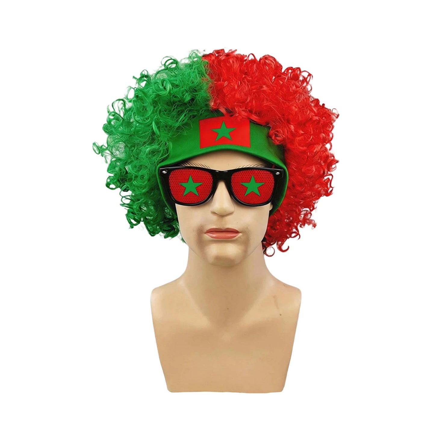 World Soccer/Football Fans Wig Cap Headdress for Kids Adults Cup 2026