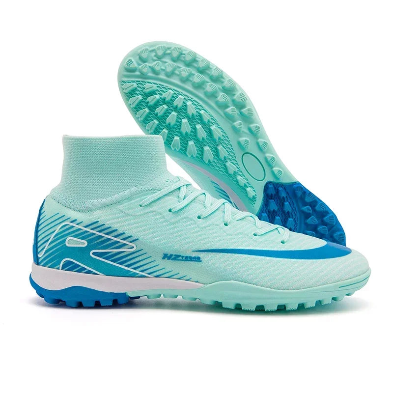 New Kylian Mbappe Style Soccer Cleats/Super High-quality TF/FG Fly Shoes