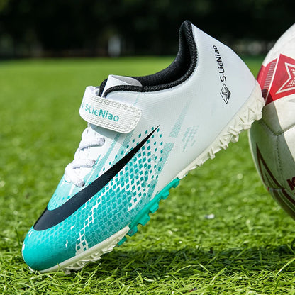 Kids Youth Soccer Cleats/Football Training Turf Shoes - The GoatFind