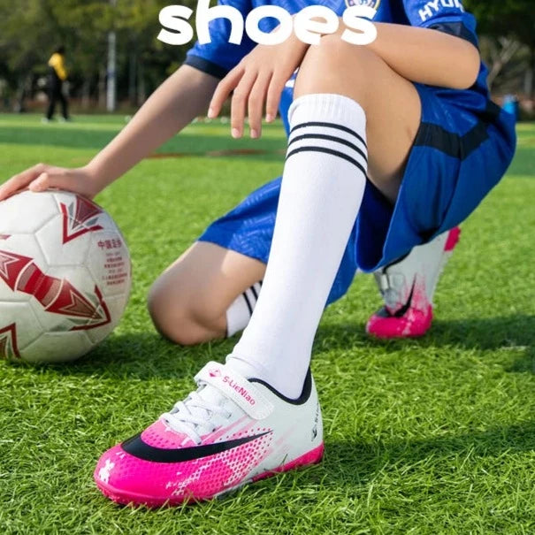 Kids Youth Soccer Cleats/Football Training Turf Shoes - The GoatFind