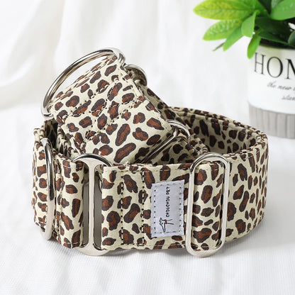Italian Greyhound/Whippet Martingale Adjustable patterned Dog collar - The GoatFind
