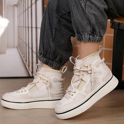 Giovanni Renzo Mens High Top Designer Sneakers/Thick Platform Sole Shoes - The GoatFind