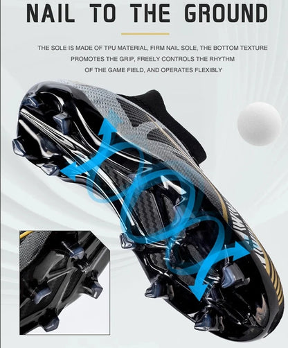 SuperKick Mens/Womens FG Professional Soccer Shoes Cleats - The GoatFind