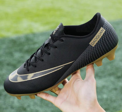 Low Ankle Messi/Ronaldo Light Soccer Shoes Cleats Adult/Youth/Kids FG TURF - The GoatFind