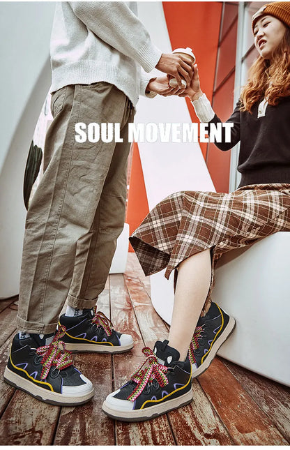 Apex Runners Sneaker Shoes-Thick Laced 2025 Fashion Street Style High Tops - The GoatFind