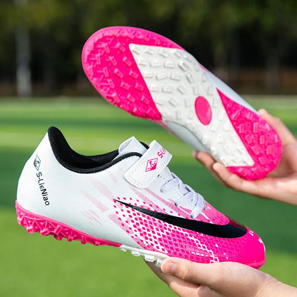 Kids Youth Soccer Cleats/Football Training Turf Shoes - The GoatFind