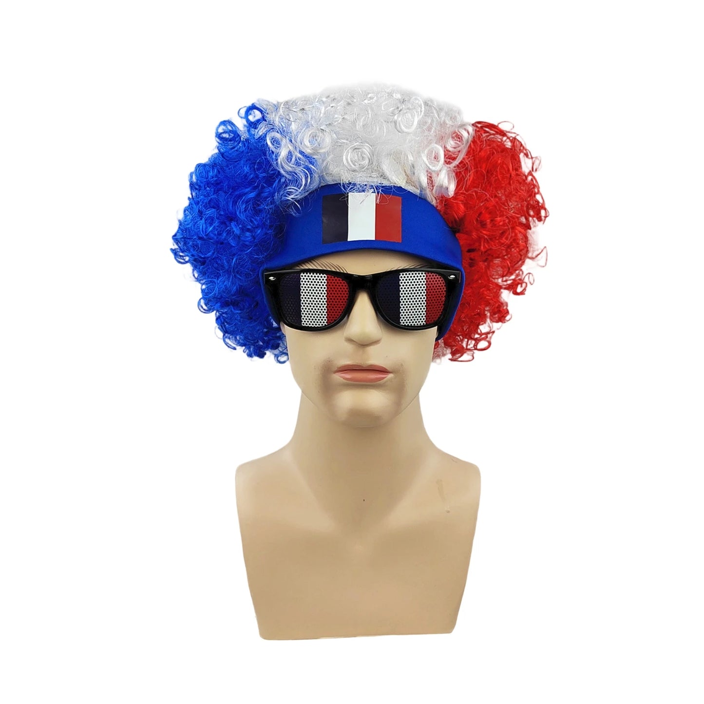 World Soccer/Football Fans Wig Cap Headdress for Kids Adults Cup 2026
