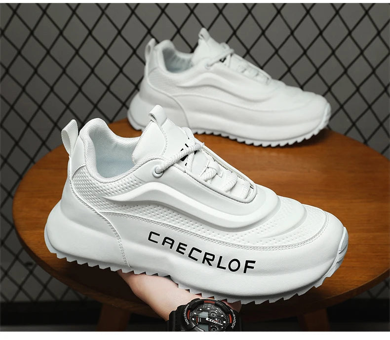 CAECRLOF Men's Chunky Sneakers Casual Fashion Shoes