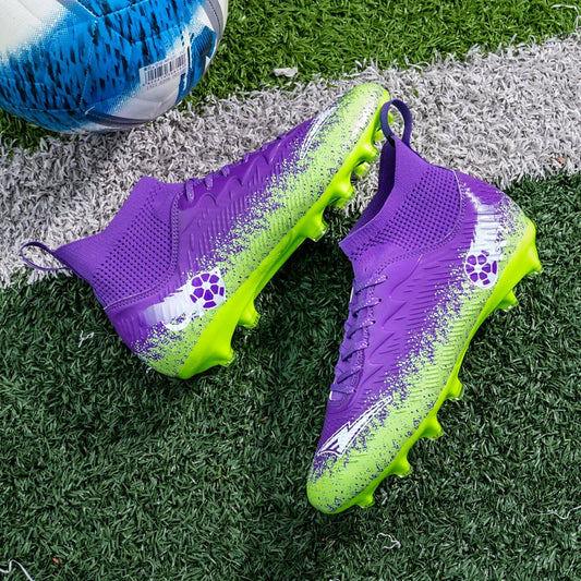 Scoremaster Professional CR7 High Top Soccer Cleats Shoes Youth Adult